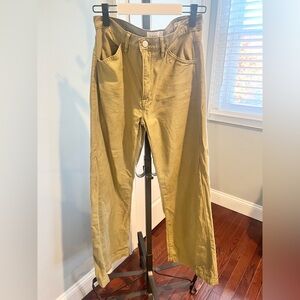 Frame Denim Olive Green Jeans